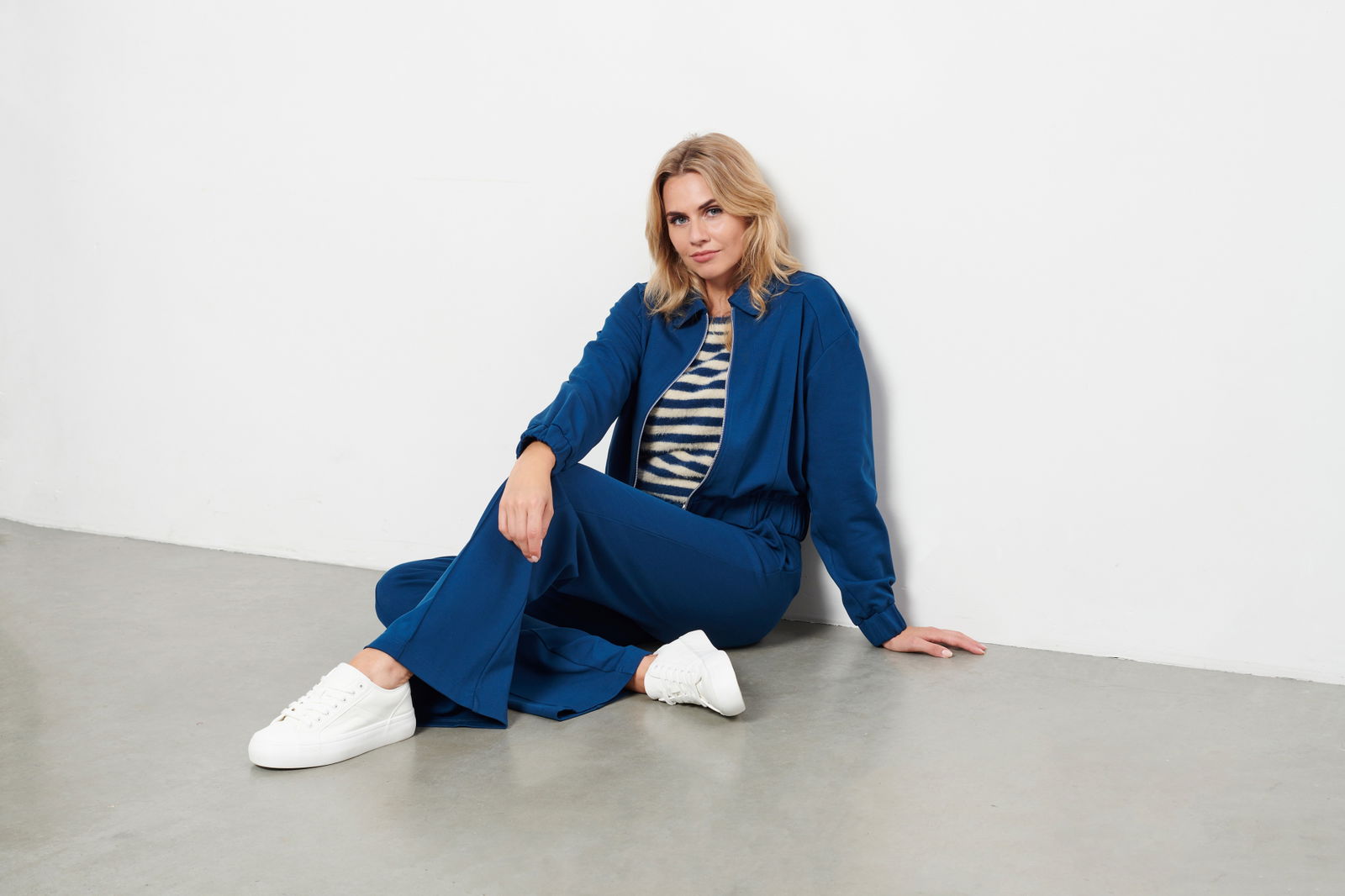 BELEN STRIPE BD-Denim multi