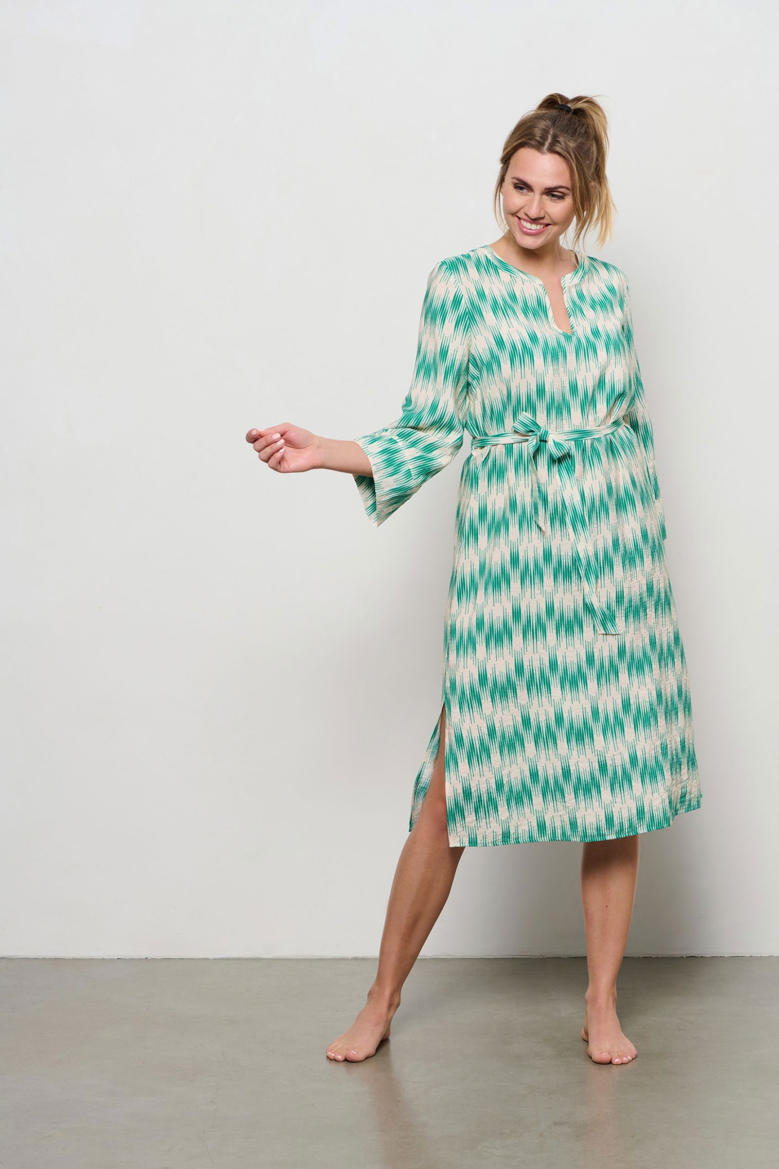 ALESSIA DANCING LINES N-Green Multi