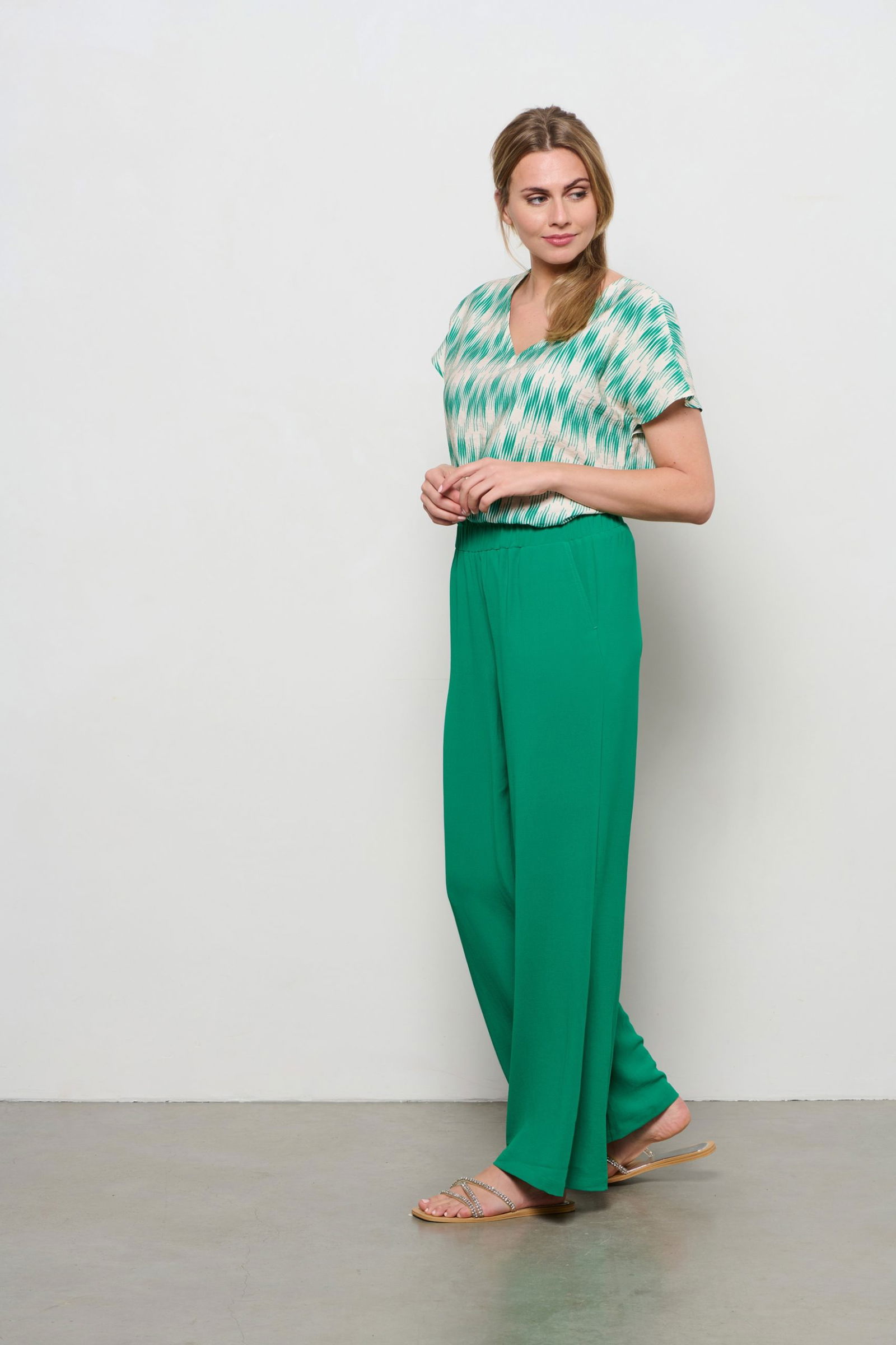 ANNELOT DANCING LINES N-Green Multi