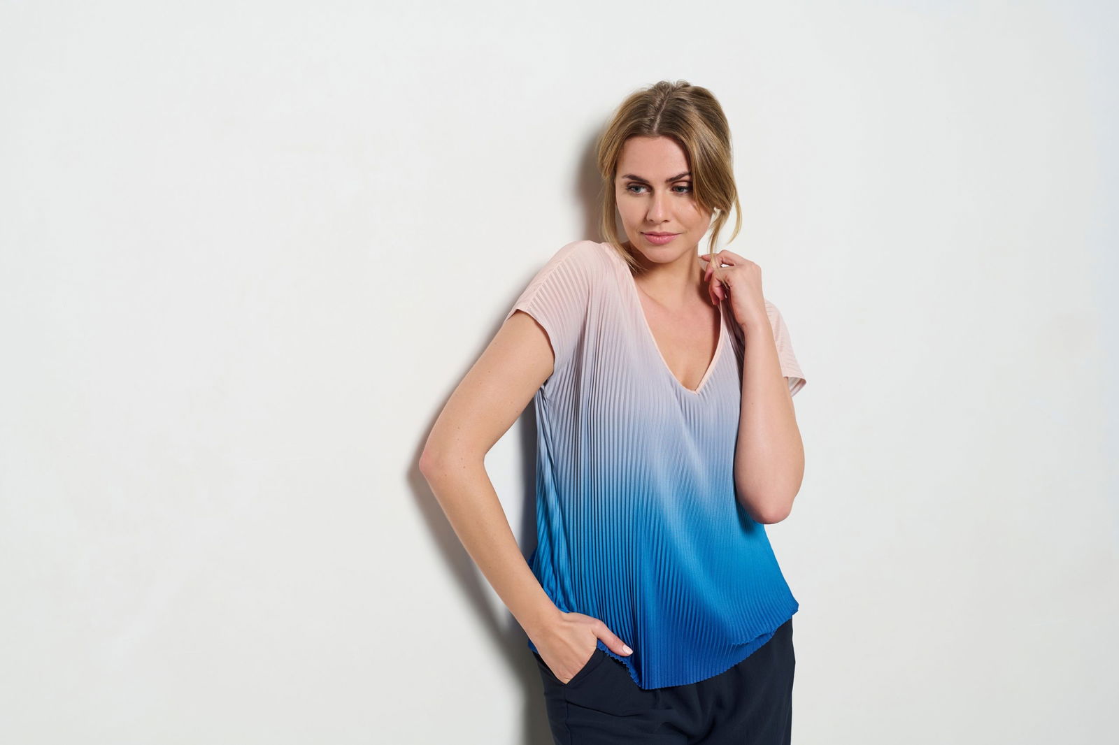 JADE PLISSE K-Cobalt Multi