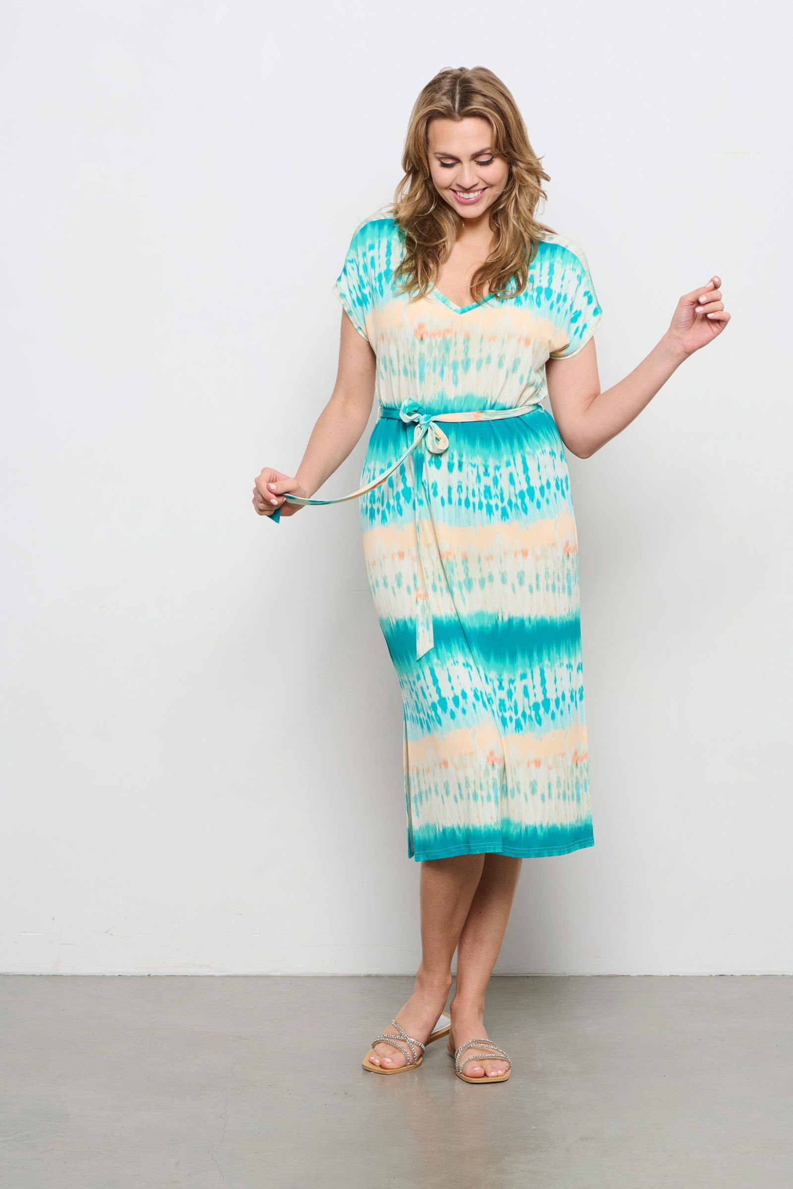 VALERIE TURQUO TIE-DYE NT-Turquoise Multi