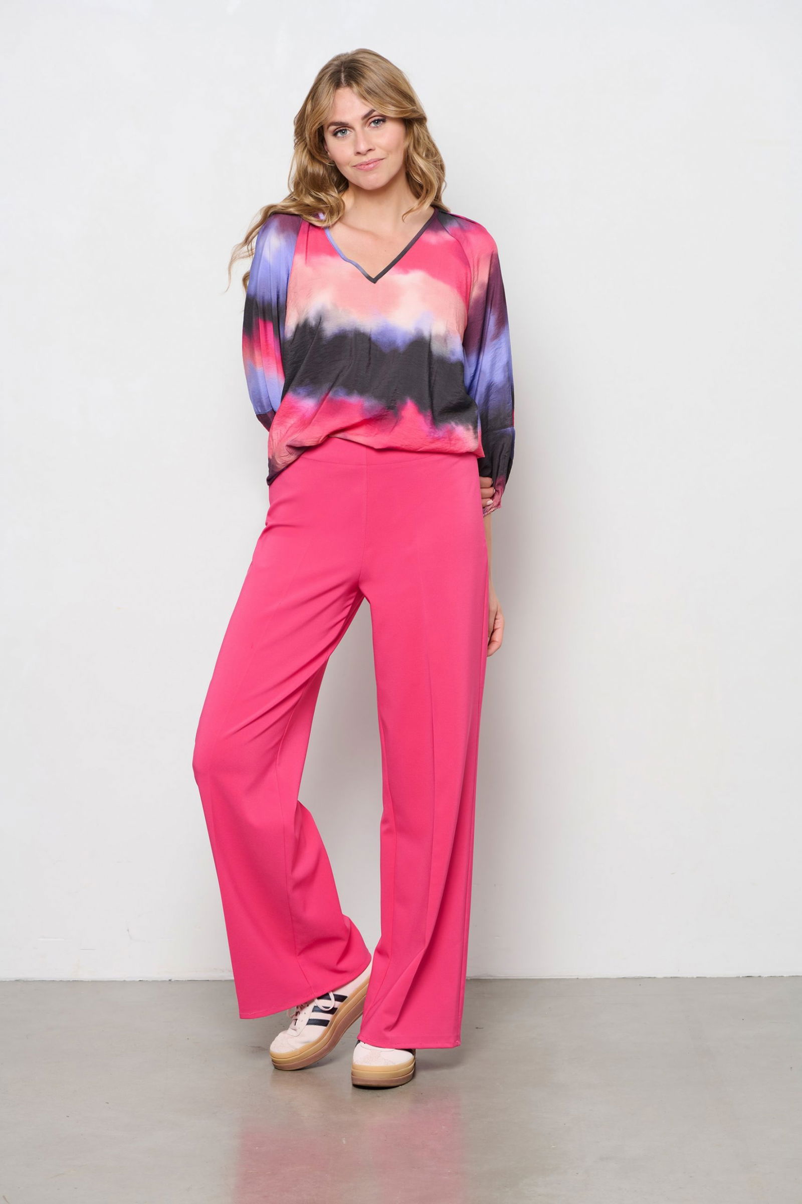 EDEN WATERCOLOR LINE S-Pink multi