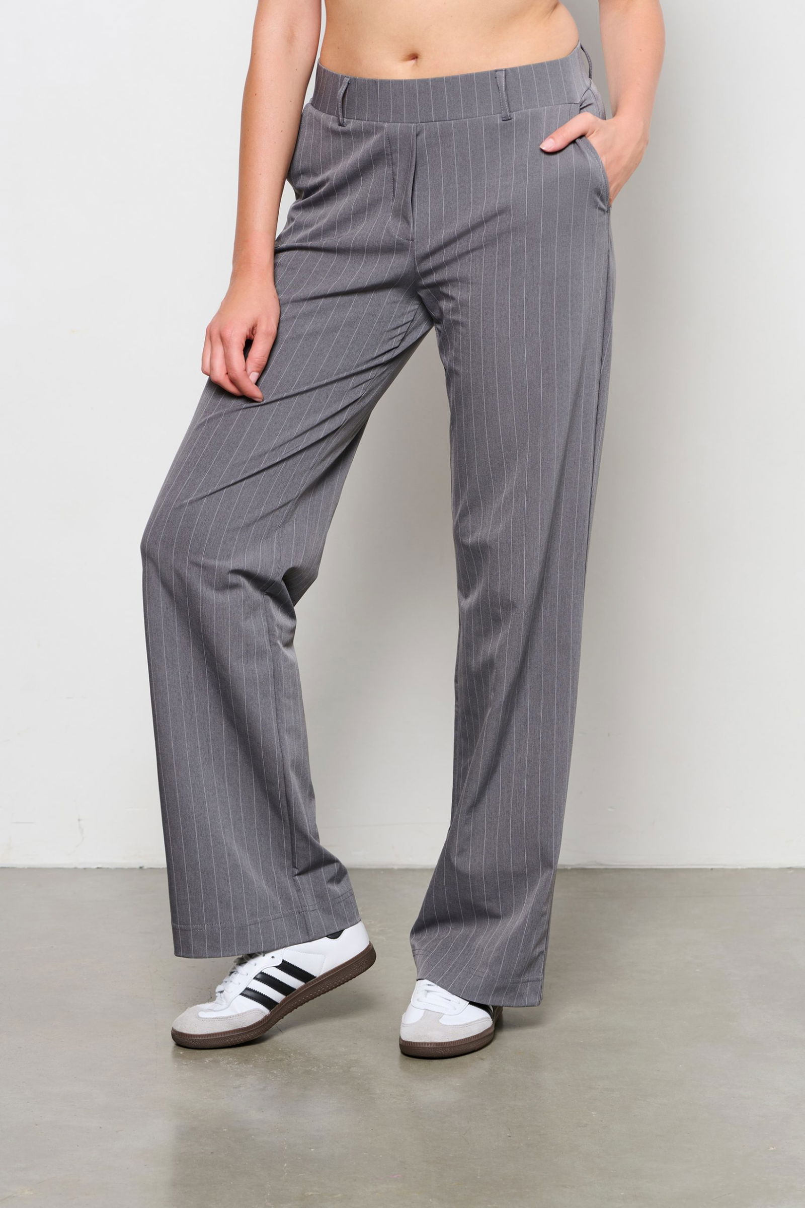PATRICE  STRIPE TRAVEL C-Grey