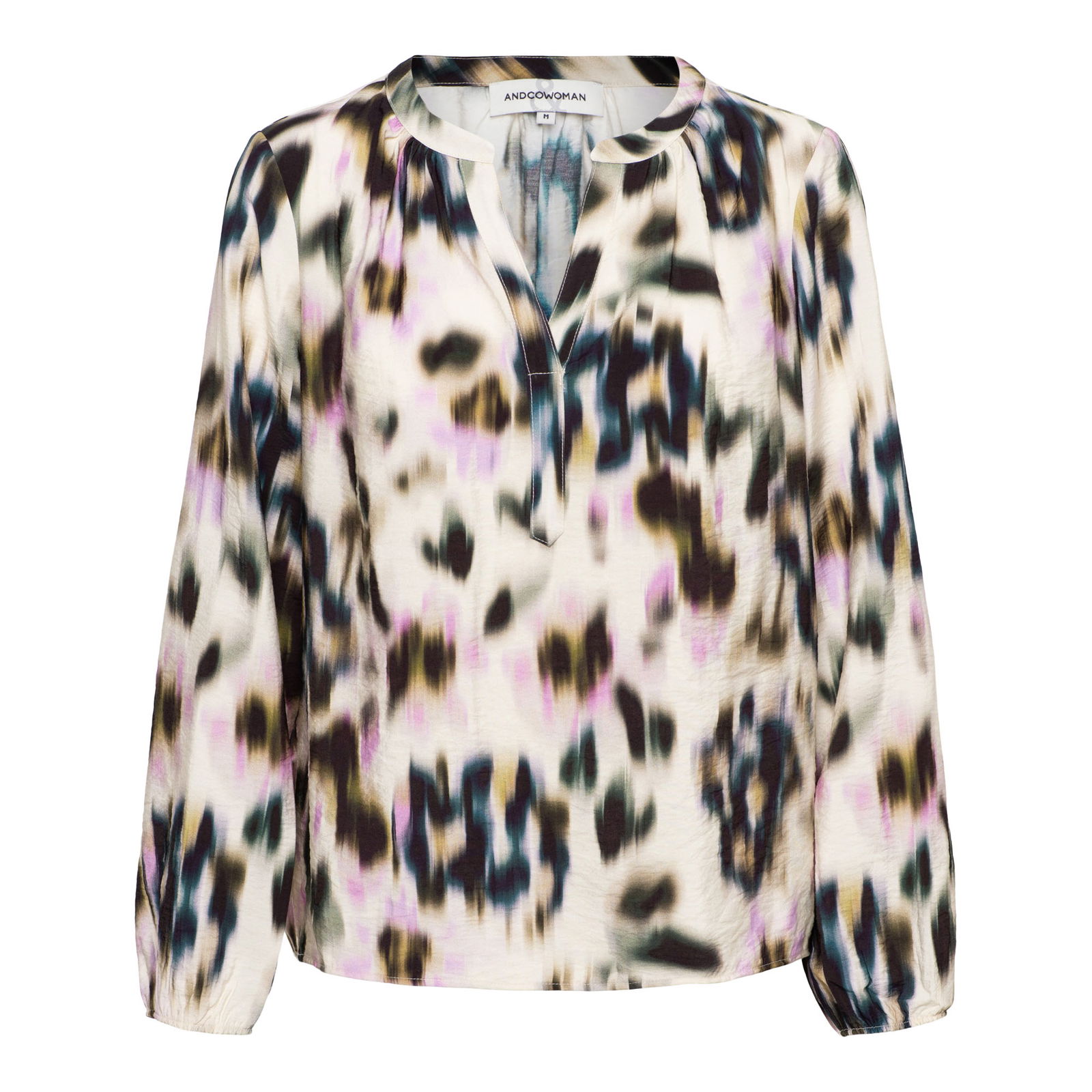 ELSIE FADED FLOWER KN-Khaki multi