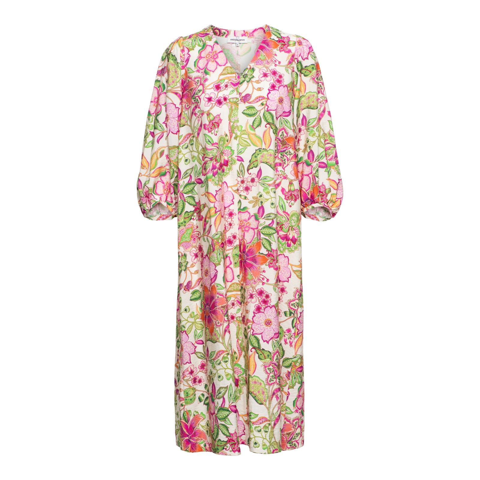 ANOEK MULTI FLOWER S-Bright Pink multi