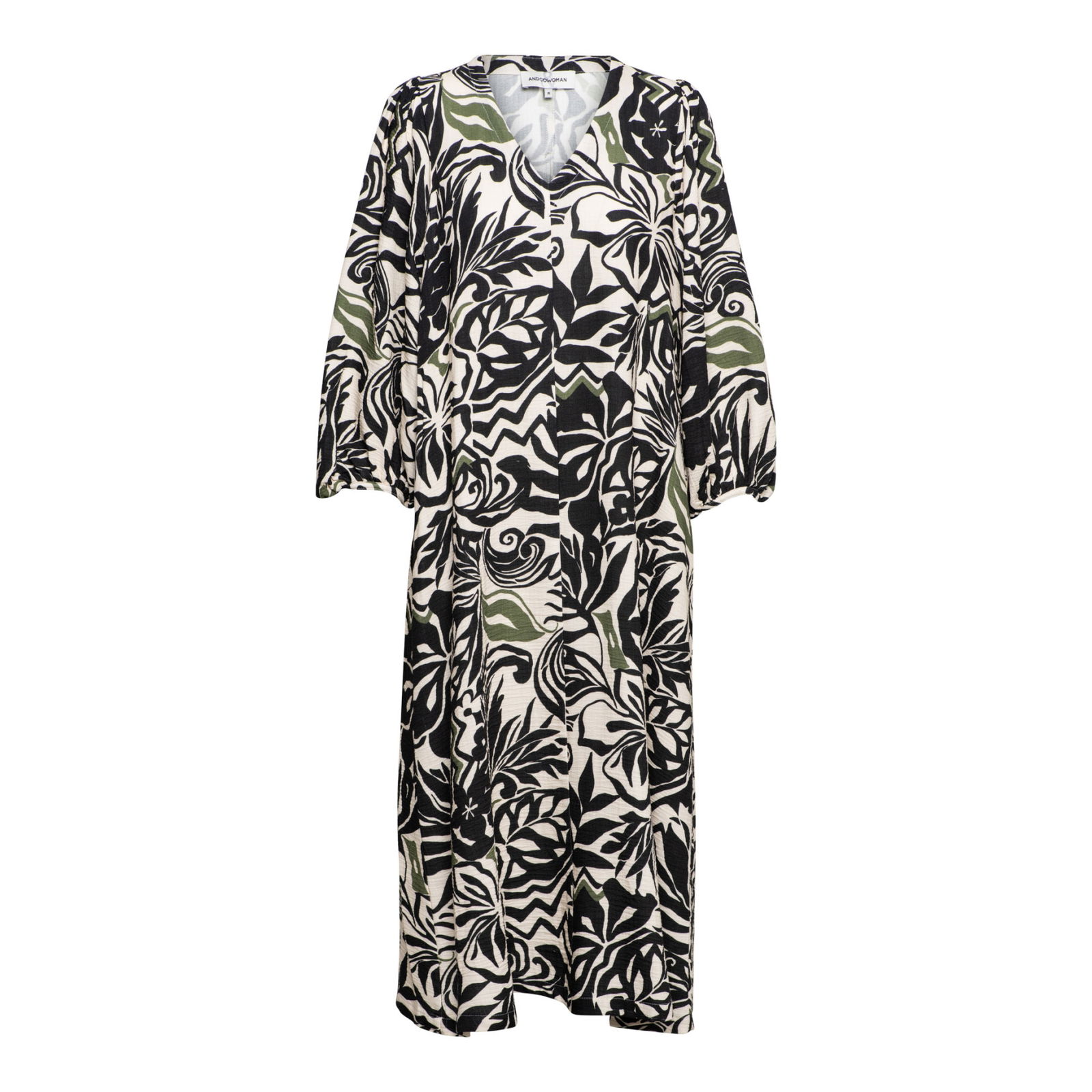 ANOEK LEAF A-Black multi