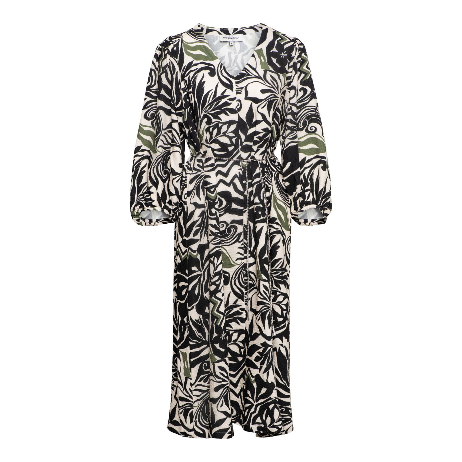 ANOEK LEAF A-Black multi