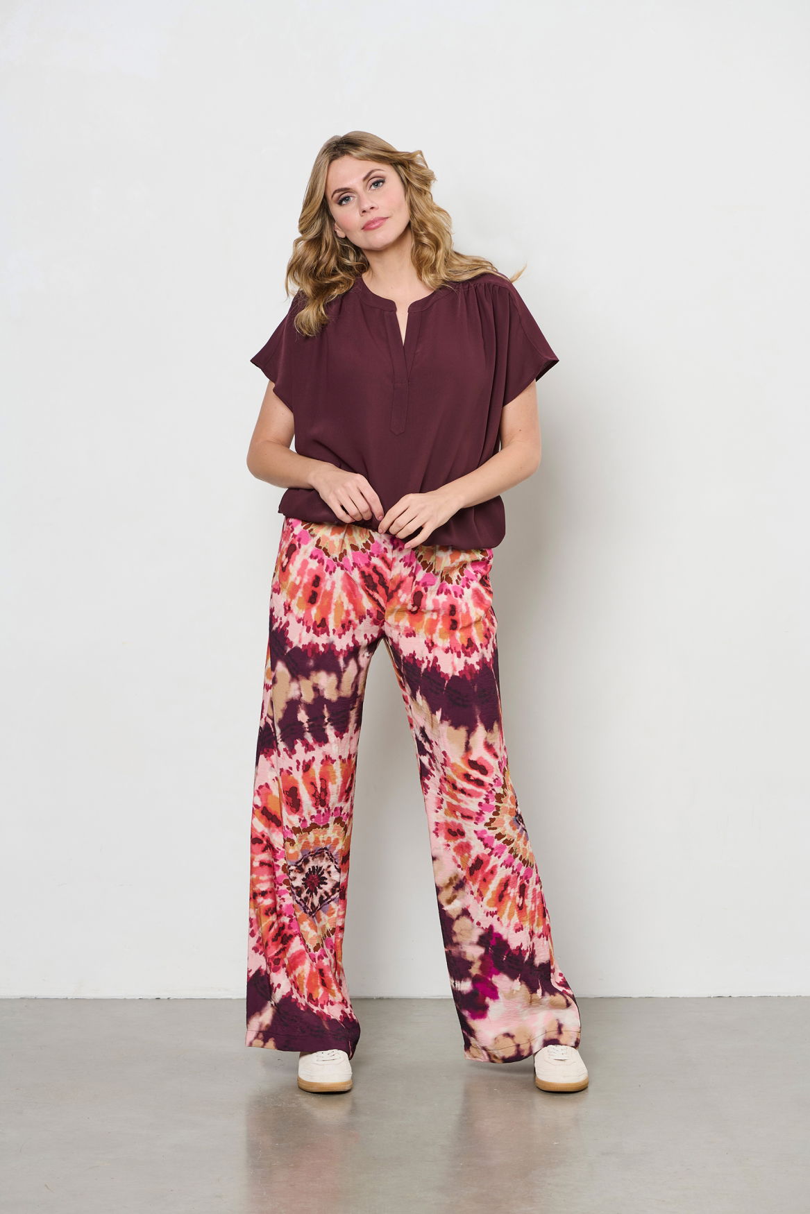 NADINE TIE-DYE PS-Soft Pink multi