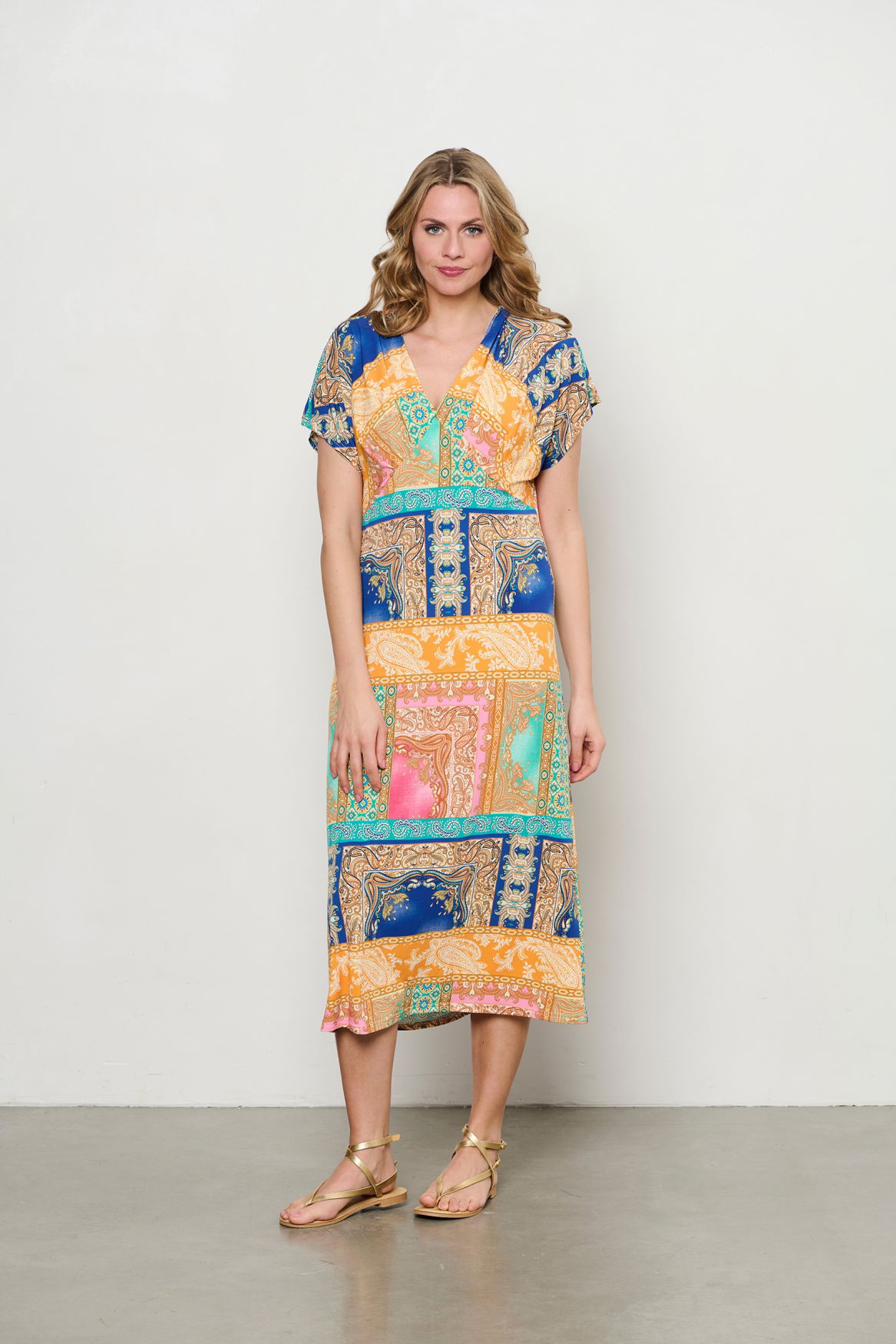 LIA MULTI PAISLEY K-Cobalt multi