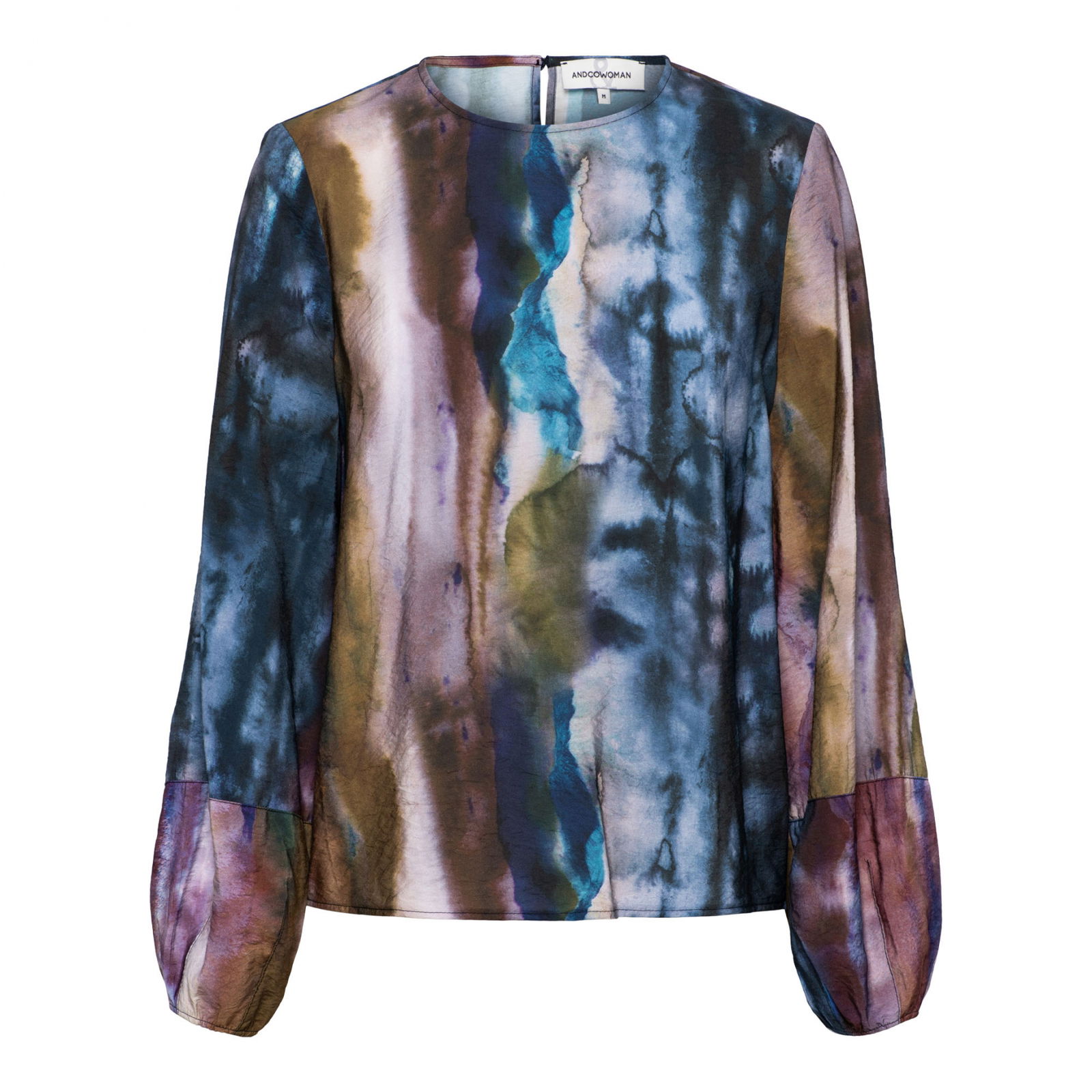 ELENA MARBLE BD-Denim multi