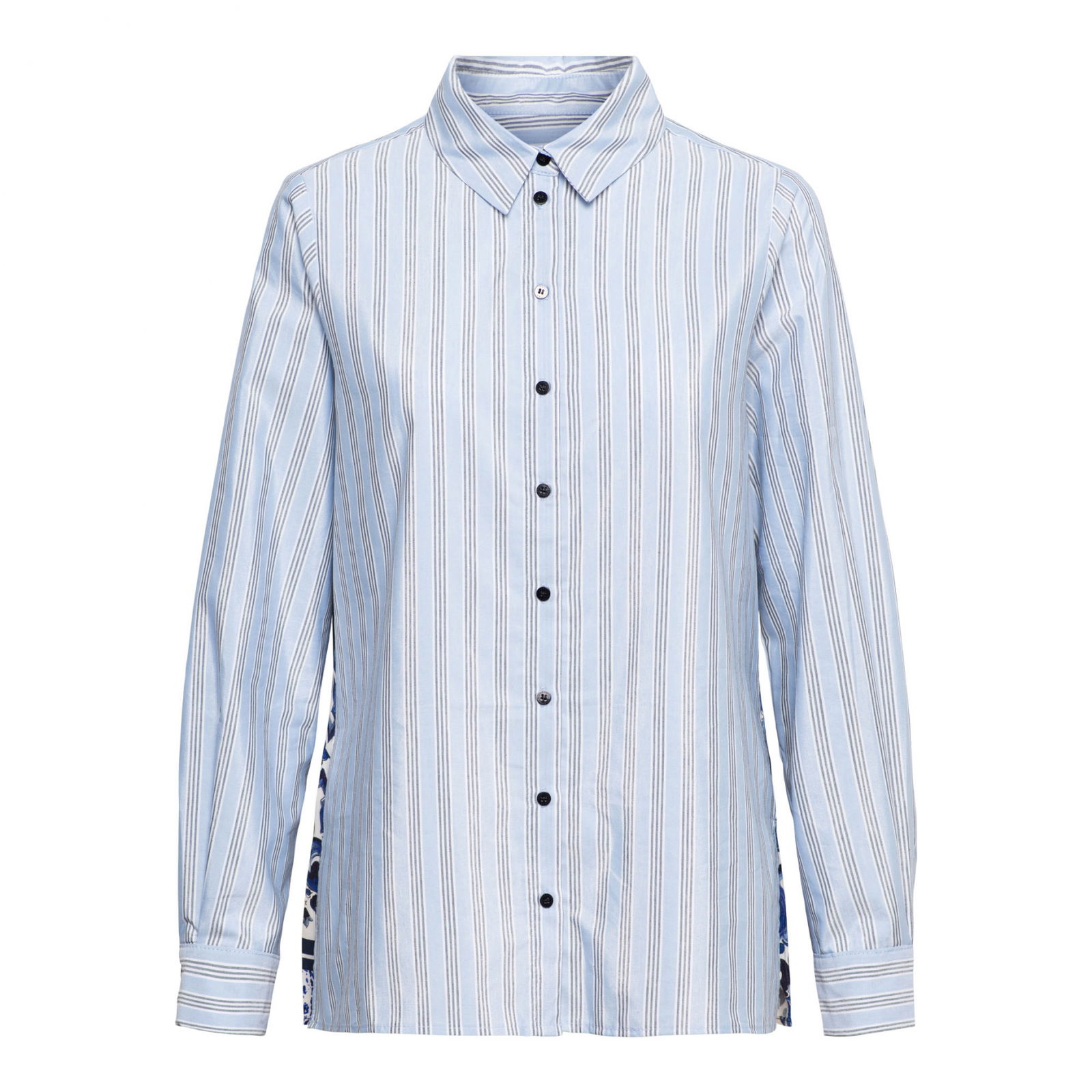 AUBRIE STRIPE PATCHW BL-Light Blue multi