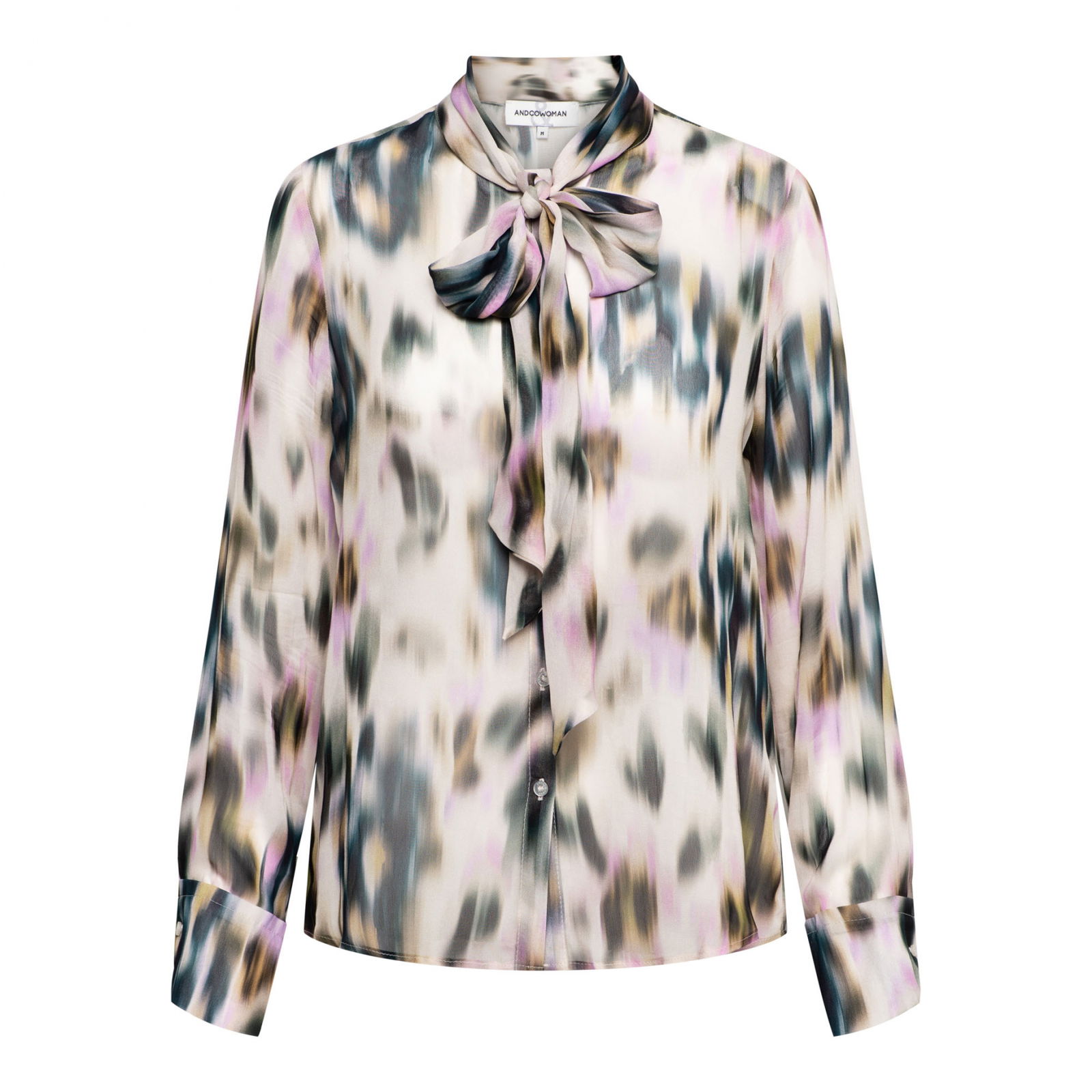 ALIX FADED FLOWER KN-Khaki multi