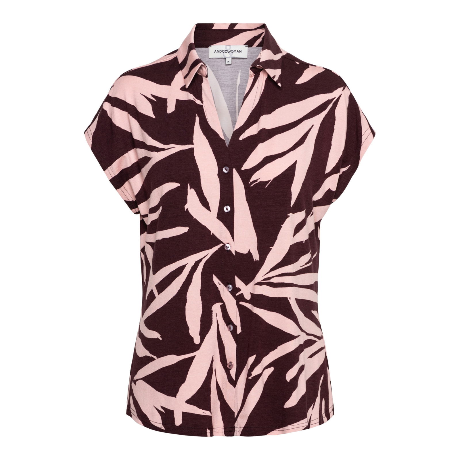 VALETTA LEAF PA-Aubergine multi