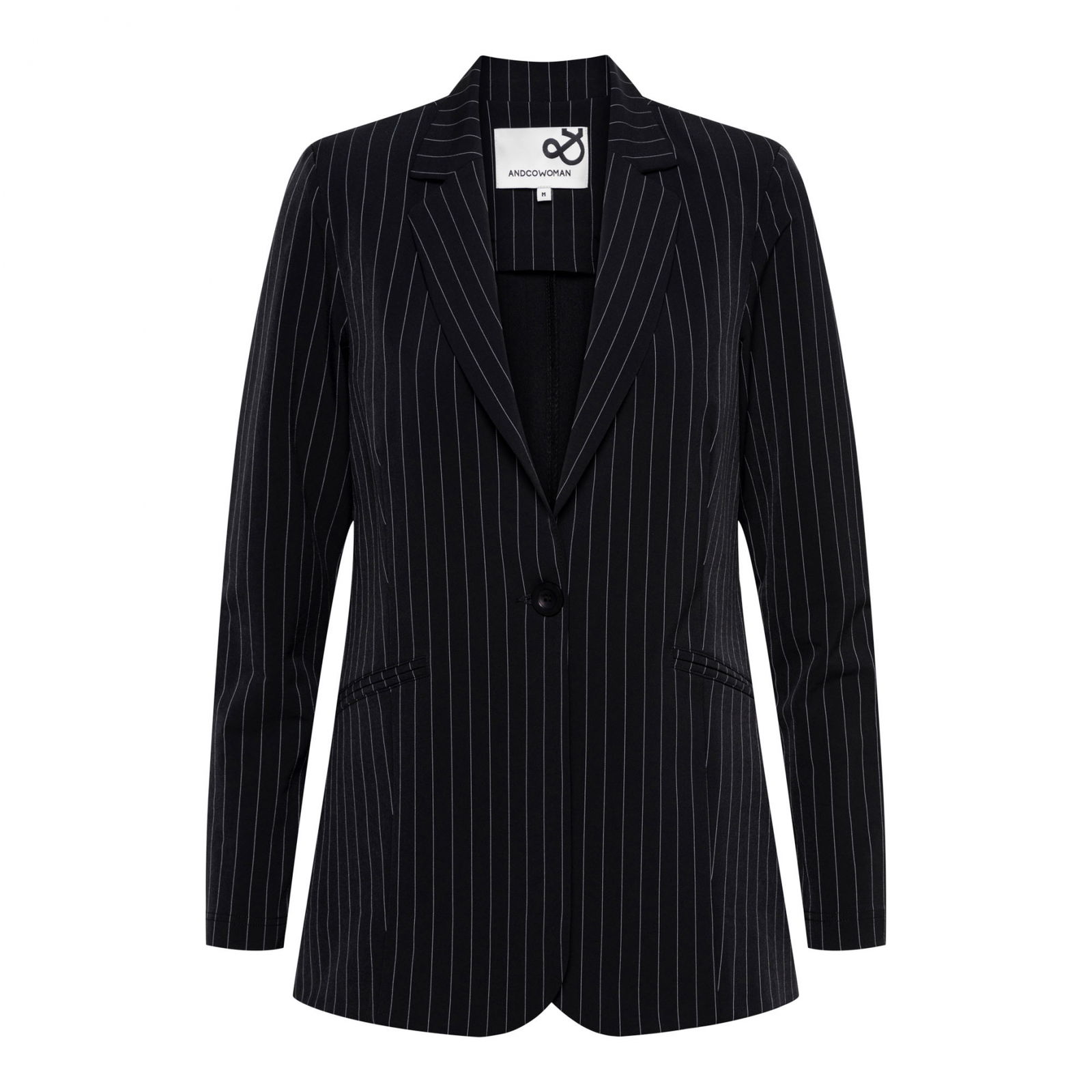 PHOEBE STRIPE TRAVEL A-Black