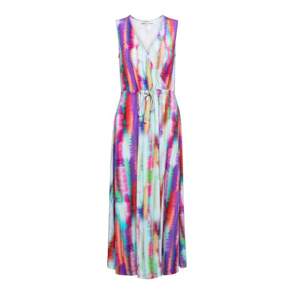 LYLA MULTI WATERCOLOR PU-Violet Multi