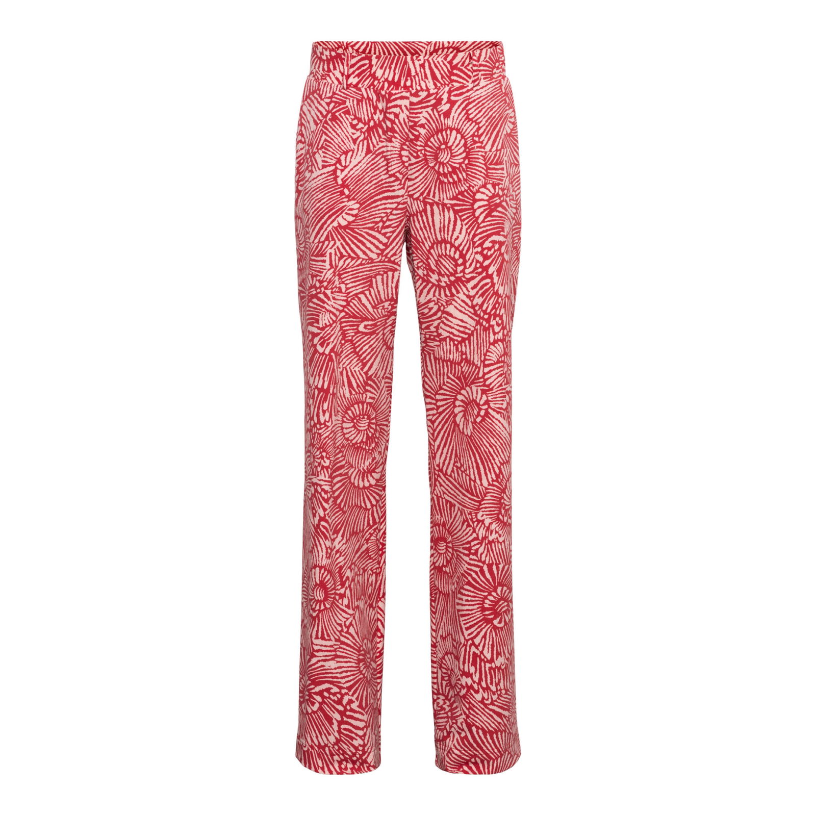 PATRICE FOSSIL FLOWER LR-Stone Red multi