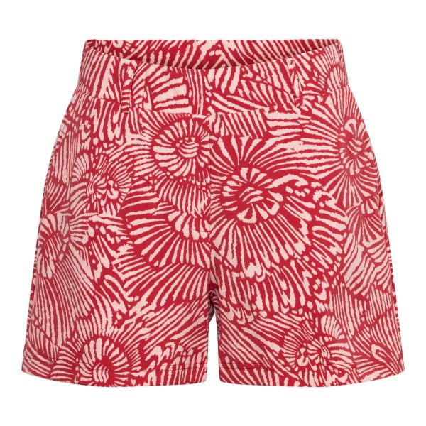 POSIE SHORT FOSSIL FLW LR-Stone Red multi