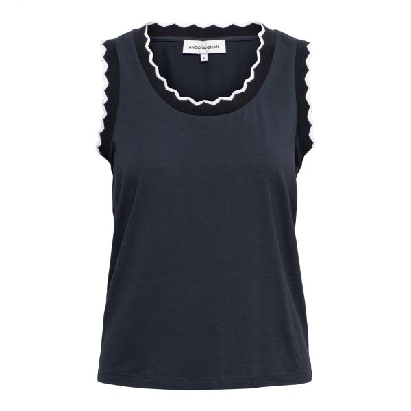 TAIA BH-Navy – Off White