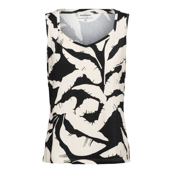 VIA BANANA LEAF A-Black multi