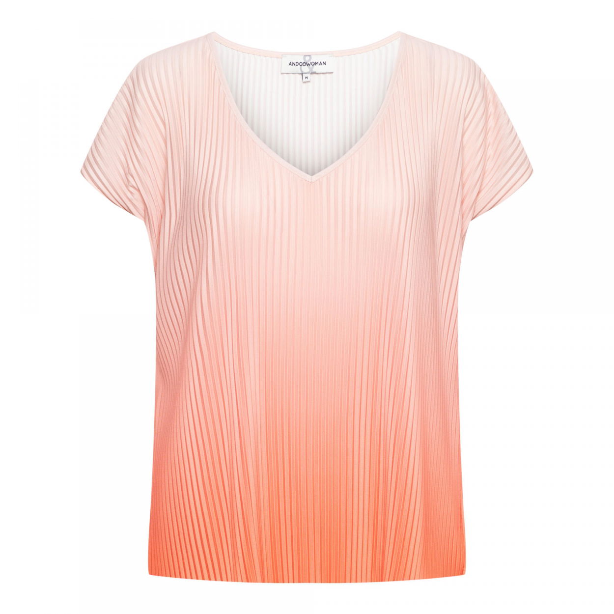 JADE PLISSE OS-Peach Multi