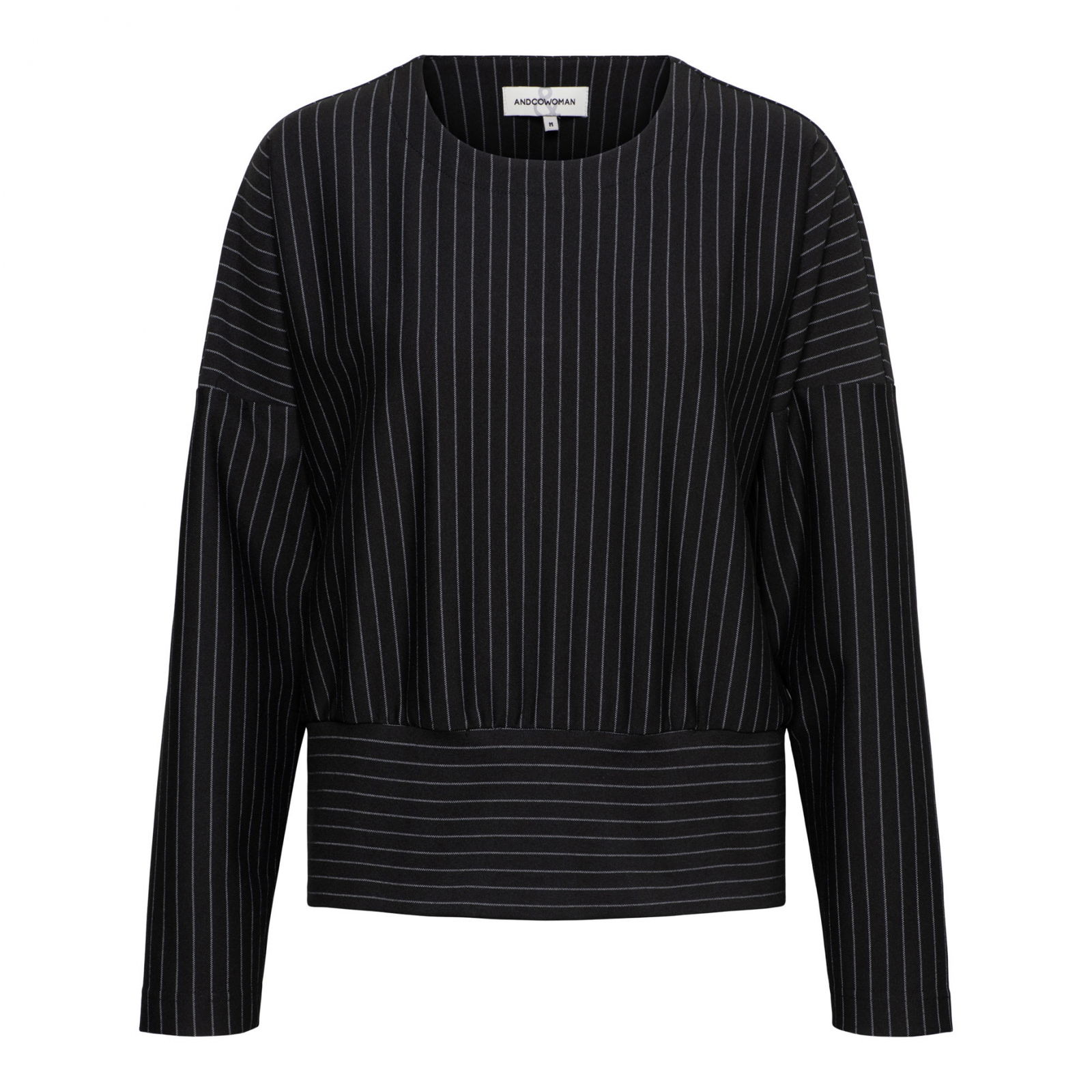 DANILA PINSTRIPE PUNTA A-Black
