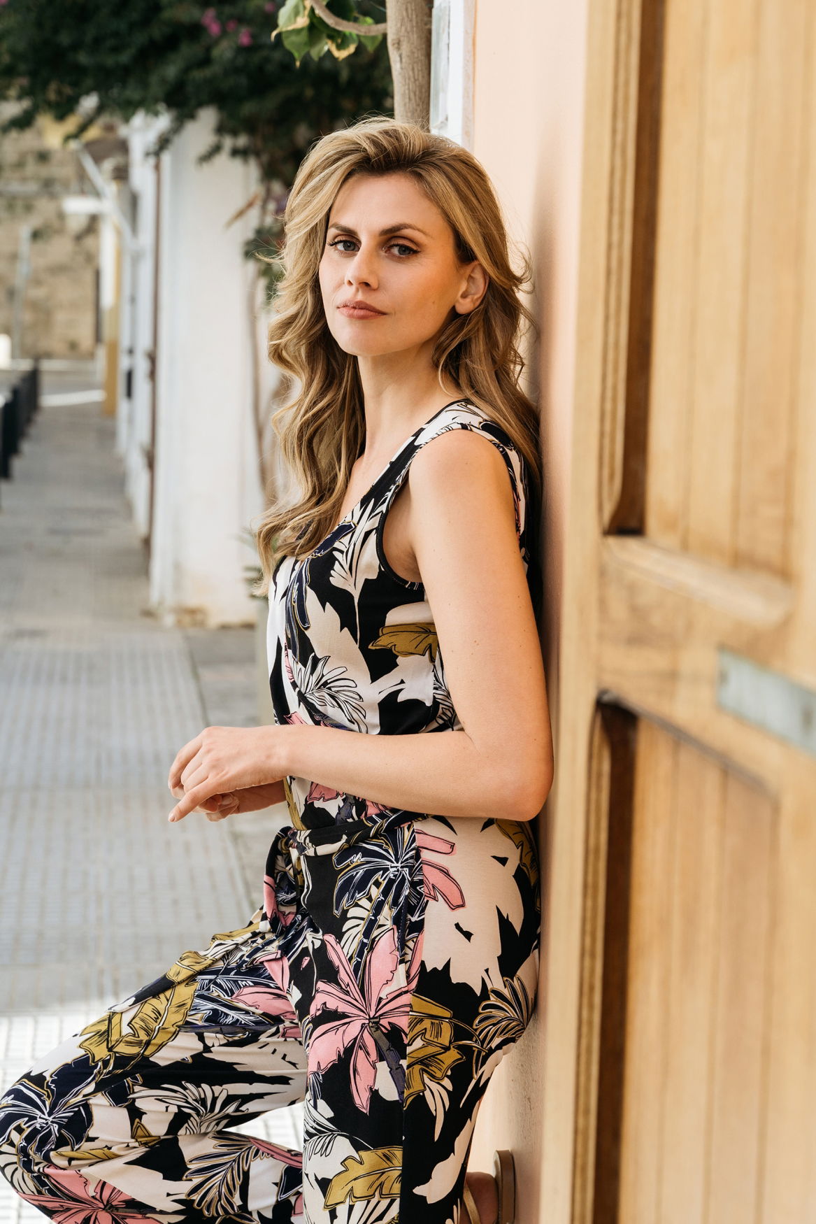 PANCHA PALM A-Black multi