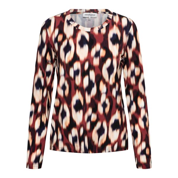 VENNA FADED SMALL LW-Wine Red multi