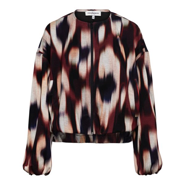 DIEDE FADED BIG LW-Wine Red multi