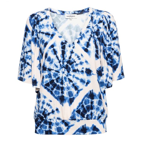 LINDSEY TIE-DYE BL-Light Navy Multi