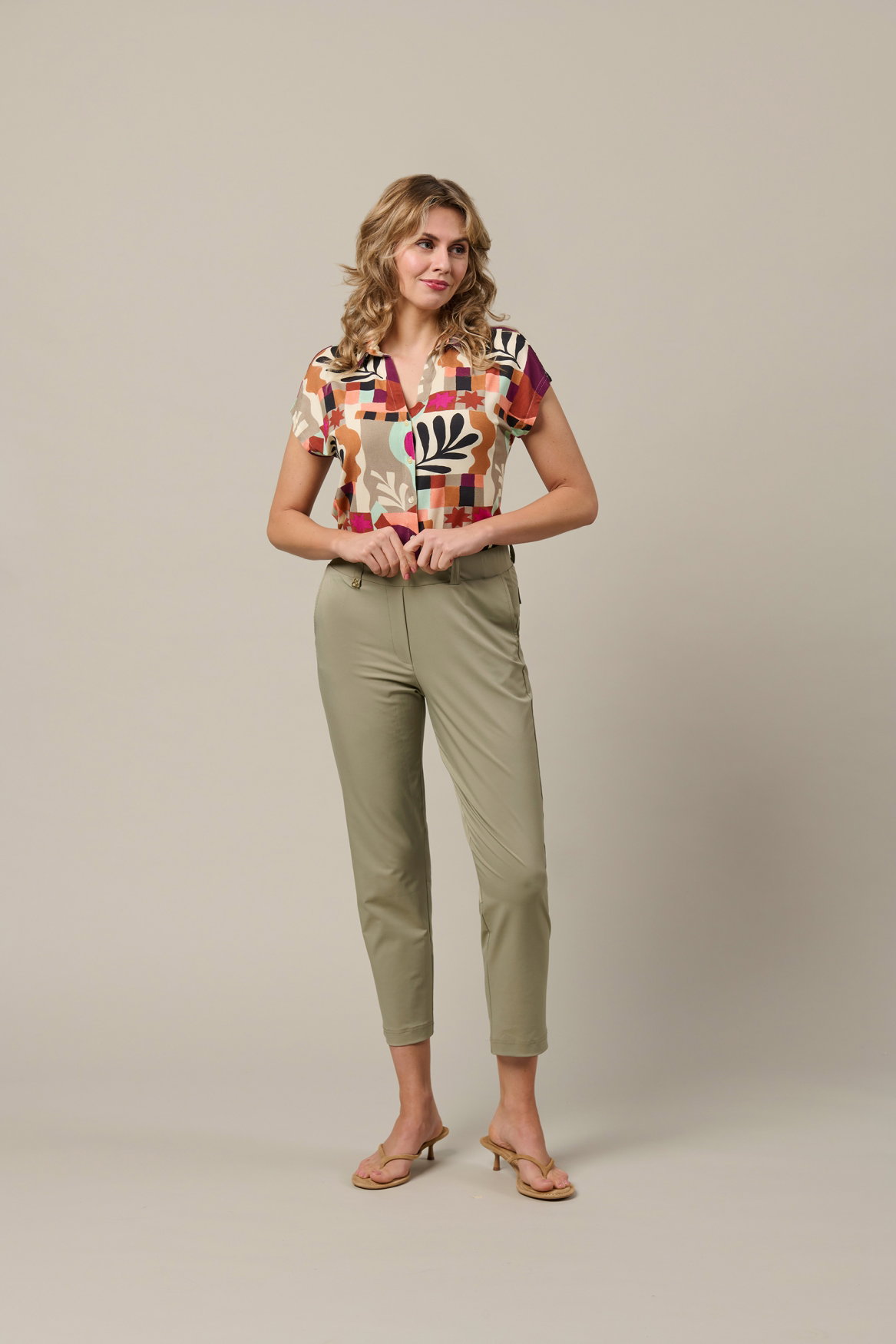 PARELLA 7/8 TRAVEL KN-Khaki