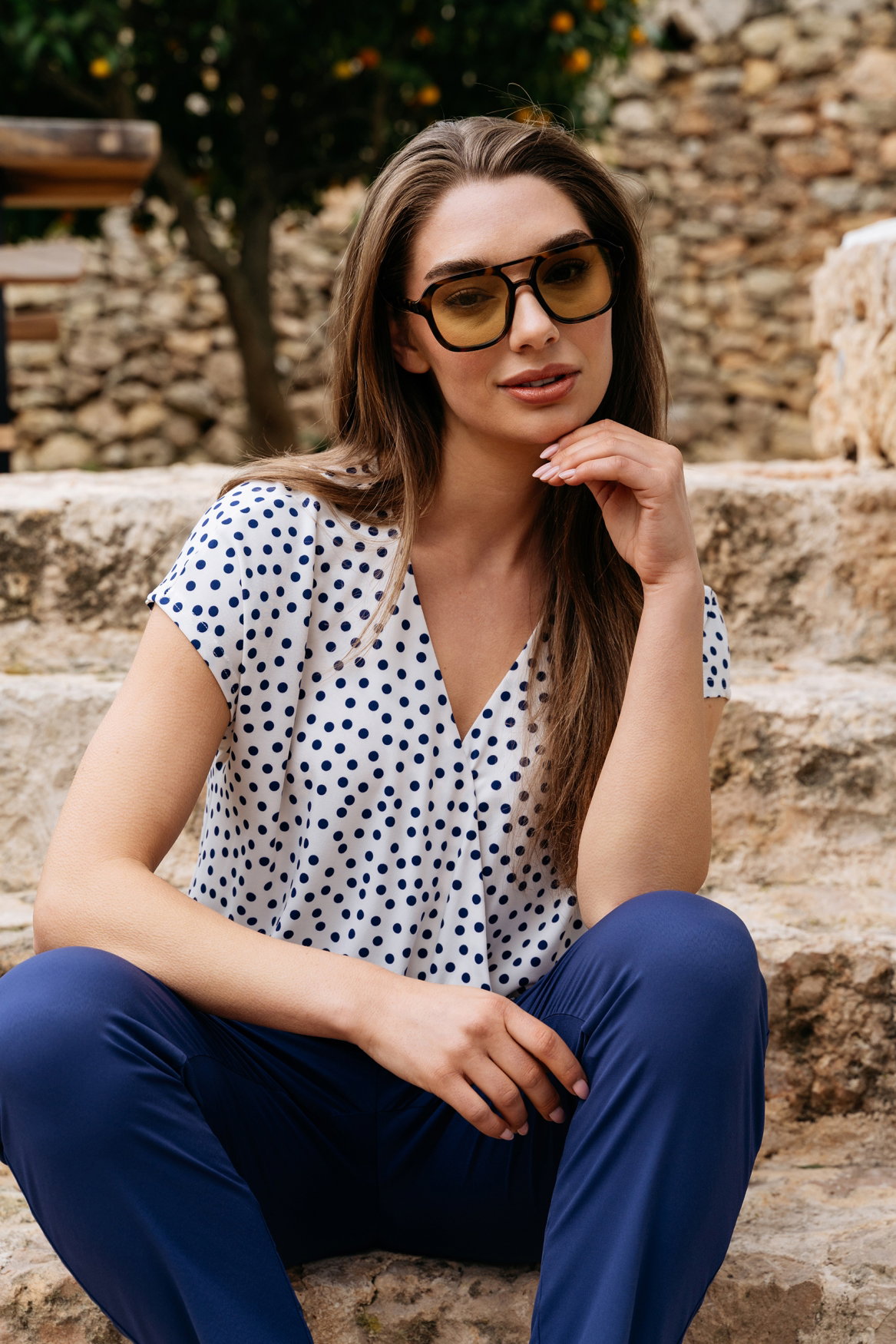 LIMA DOT H-Off White multi