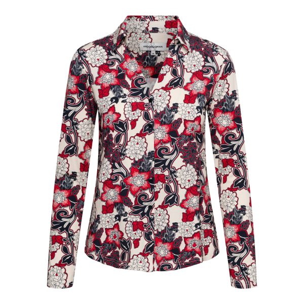 VAYEN FLOWER L-Red multi