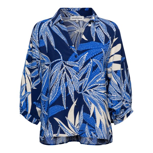 MARIJKE LEAF B-Blue multi
