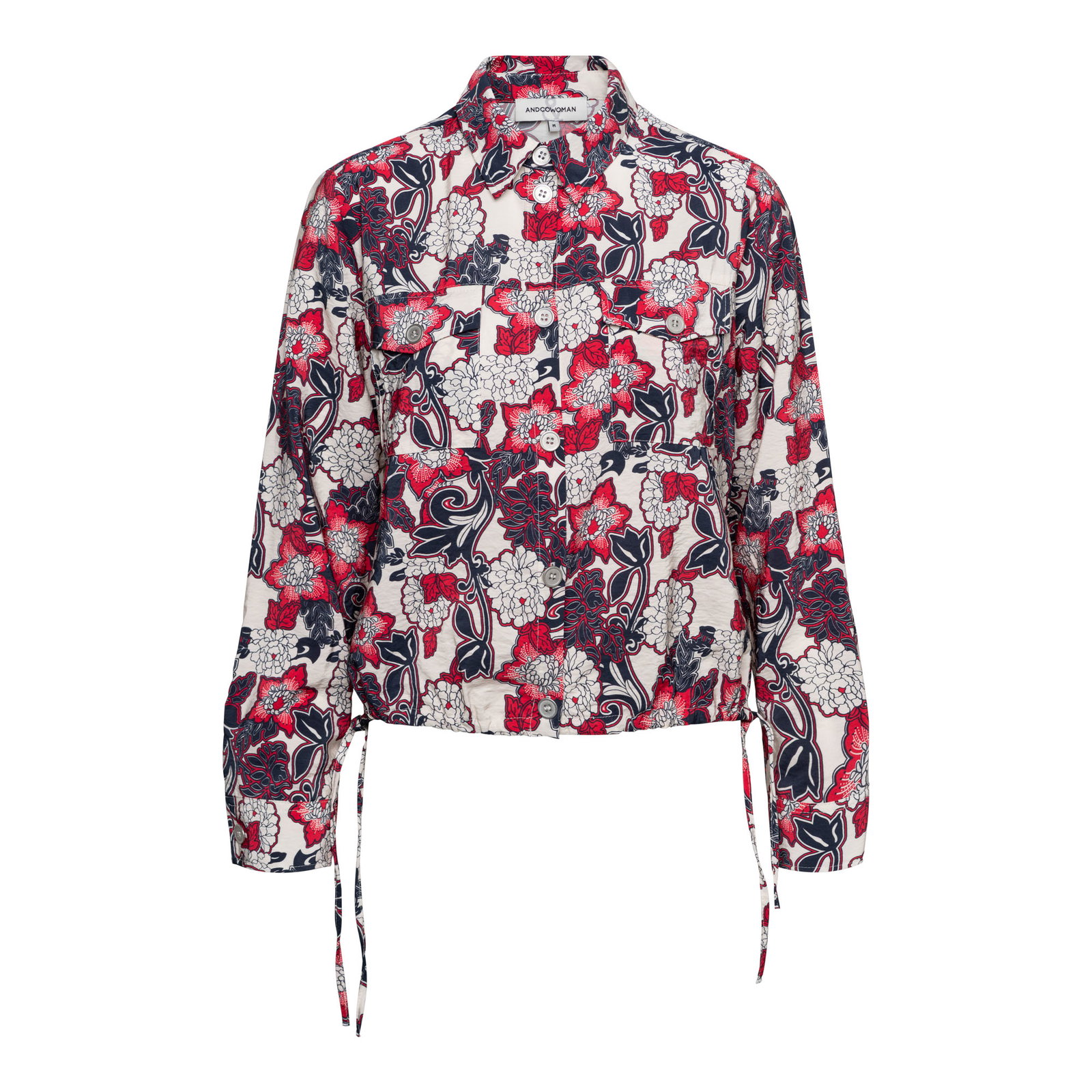 MARGJE FLOWER L-Red multi
