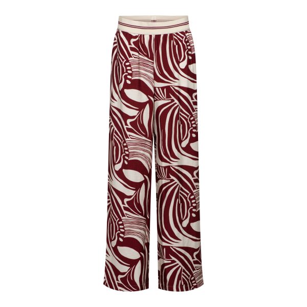 NESSY WEAVE LC-Claret multi